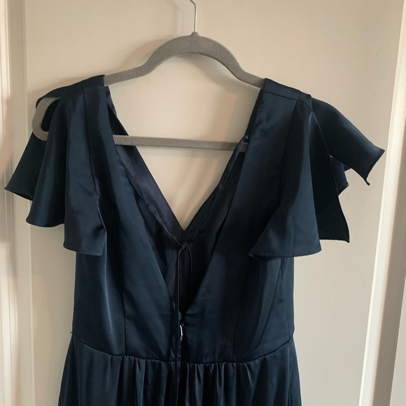 - AZAZIE LEXIS STRETCH SATIN DRESS - Picture 6 of 9